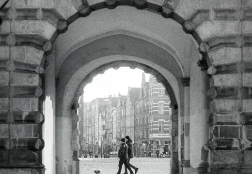 The Lion, the Leash, and the Archway